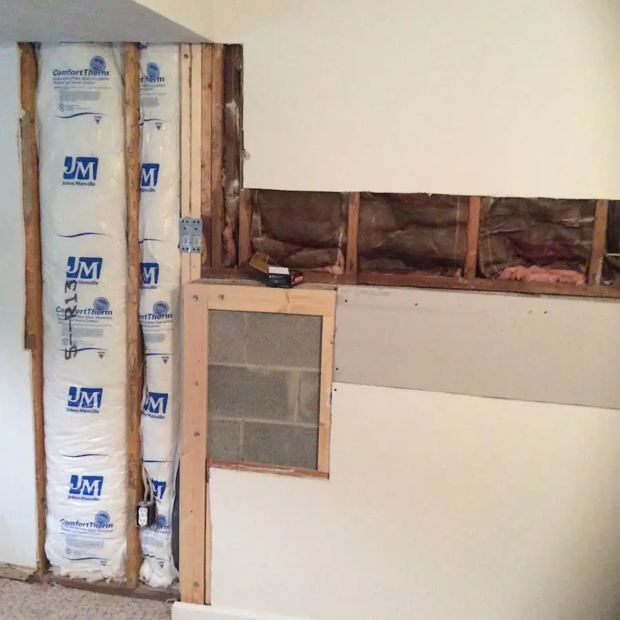 Wall insulation replacement during Structural Drying in Spartanburg